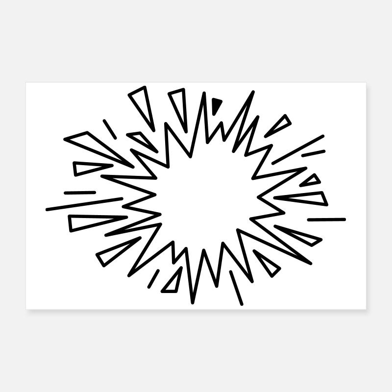 Bande dessinée Bang Poster 60 x 40 cm