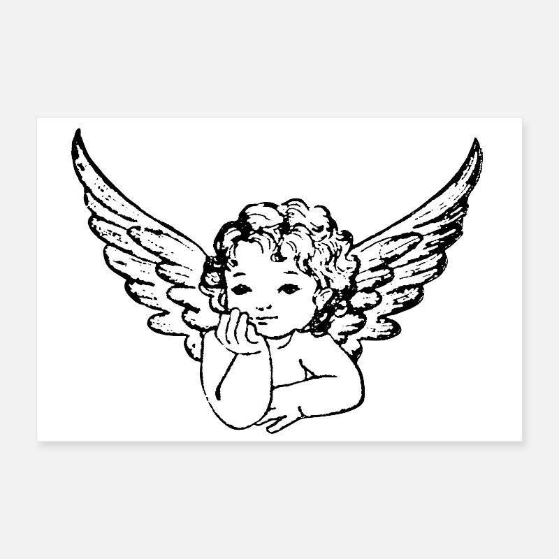 Ange avec des ailes Poster 60 x 40 cm