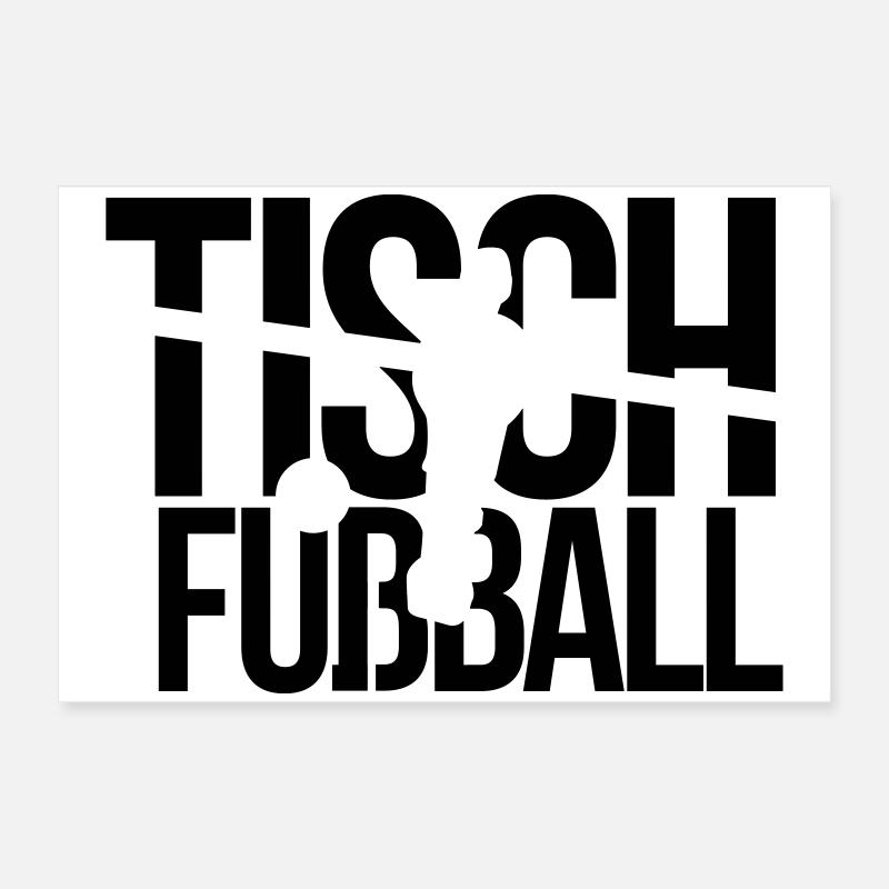 tischfußball Poster 60x40 cm