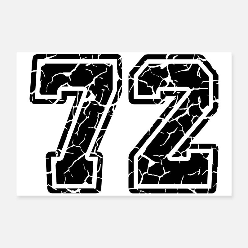 72 erodiert Poster 60x40 cm