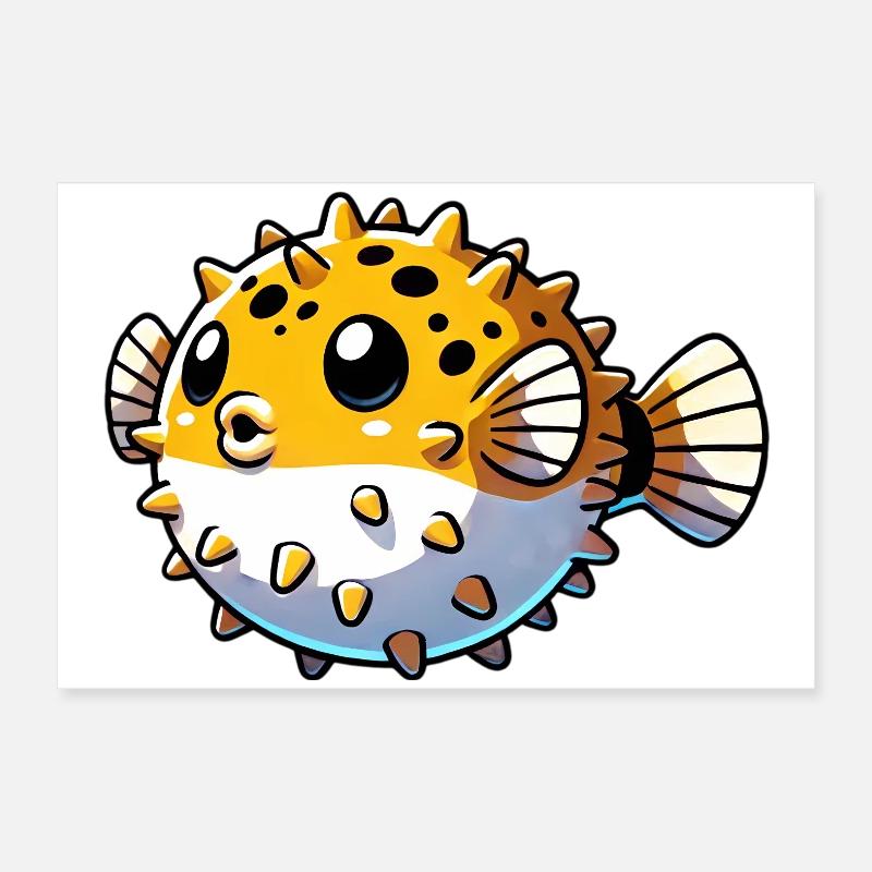 Blowfish Poster 60 x 40 cm