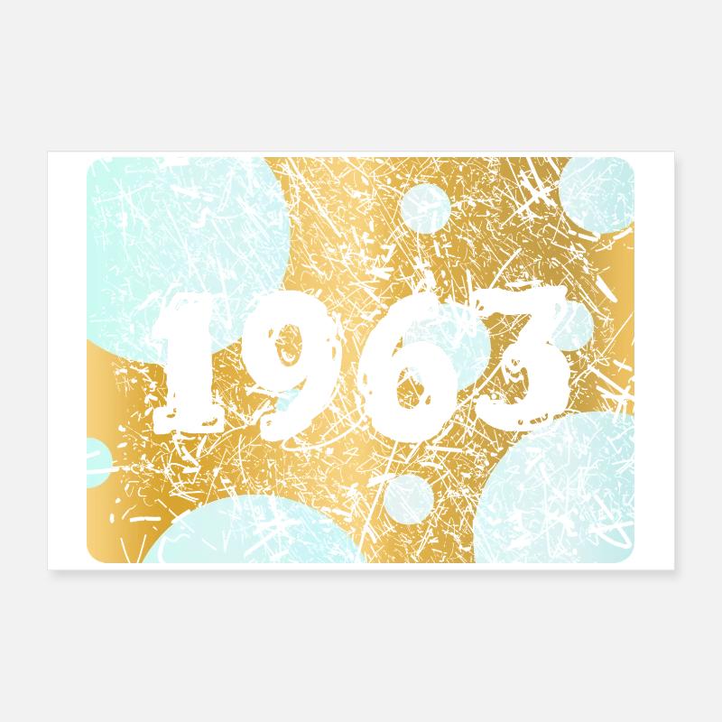 1963 Poster 60x40 cm