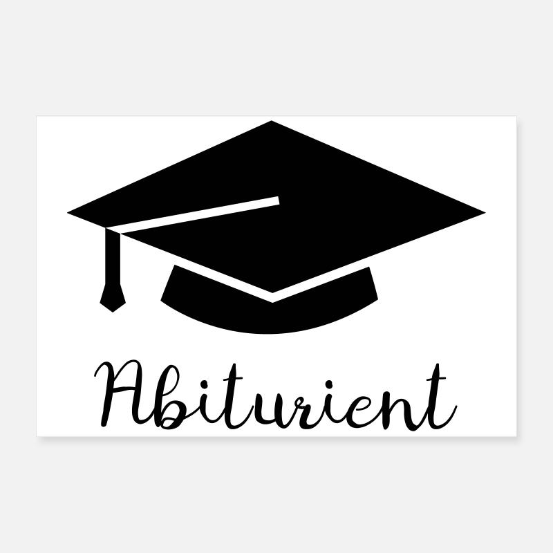 Abiturient Poster 60x40 cm