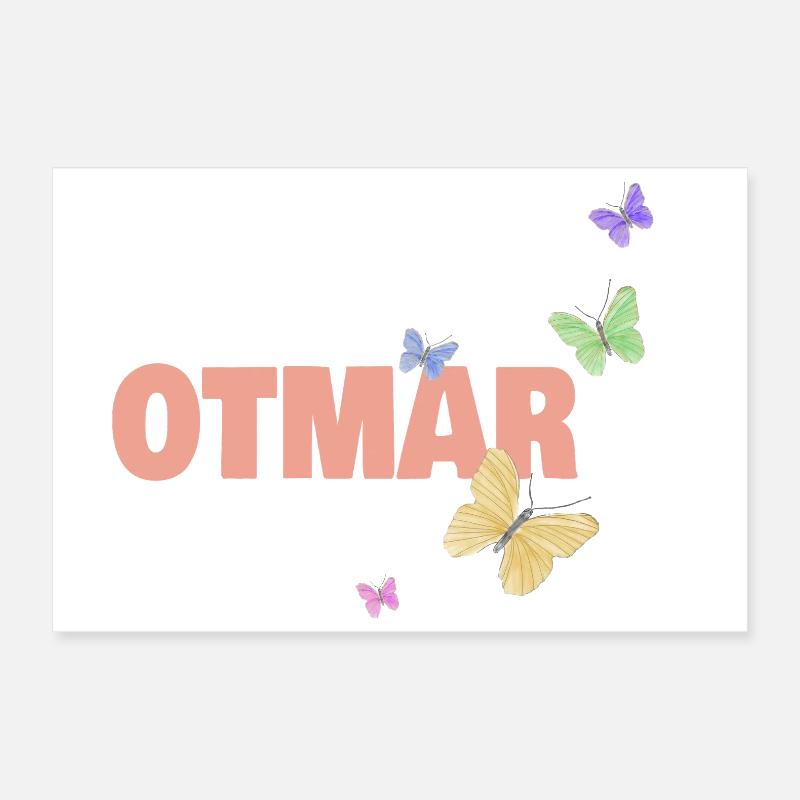 First name Otmar Poster 24" x 16" (60x40 cm)
