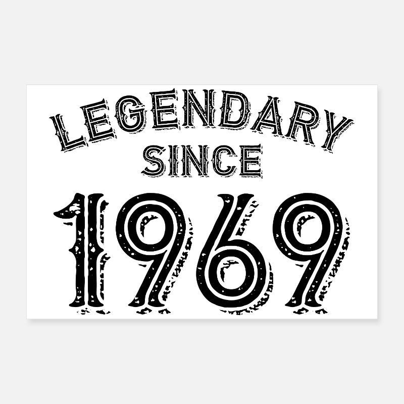 Legendär seit 1969 Poster 60x40 cm