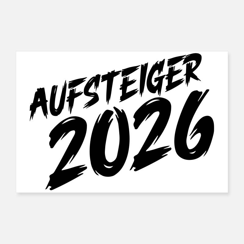 Aufsteiger 2026 Poster 60x40 cm
