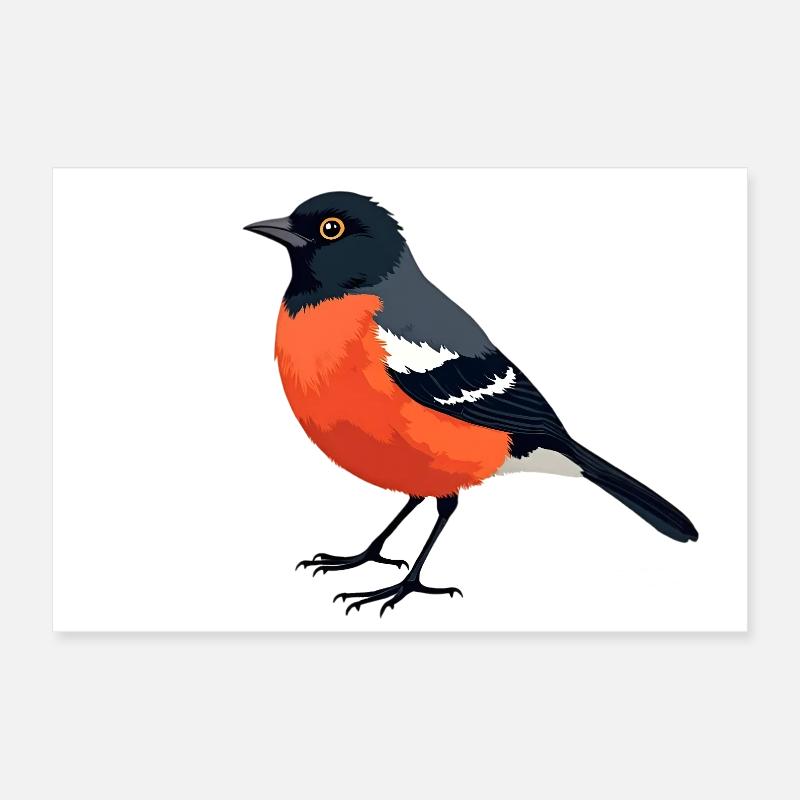 Gimpel Vogel Poster 60x40 cm
