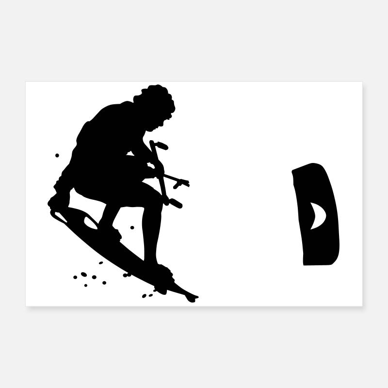 Kitesurfing Poster 60x40 cm