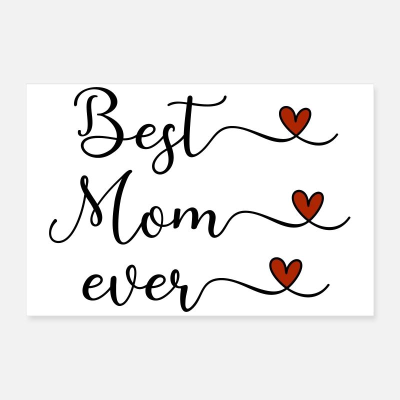 Beste Mama Poster 60x40 cm