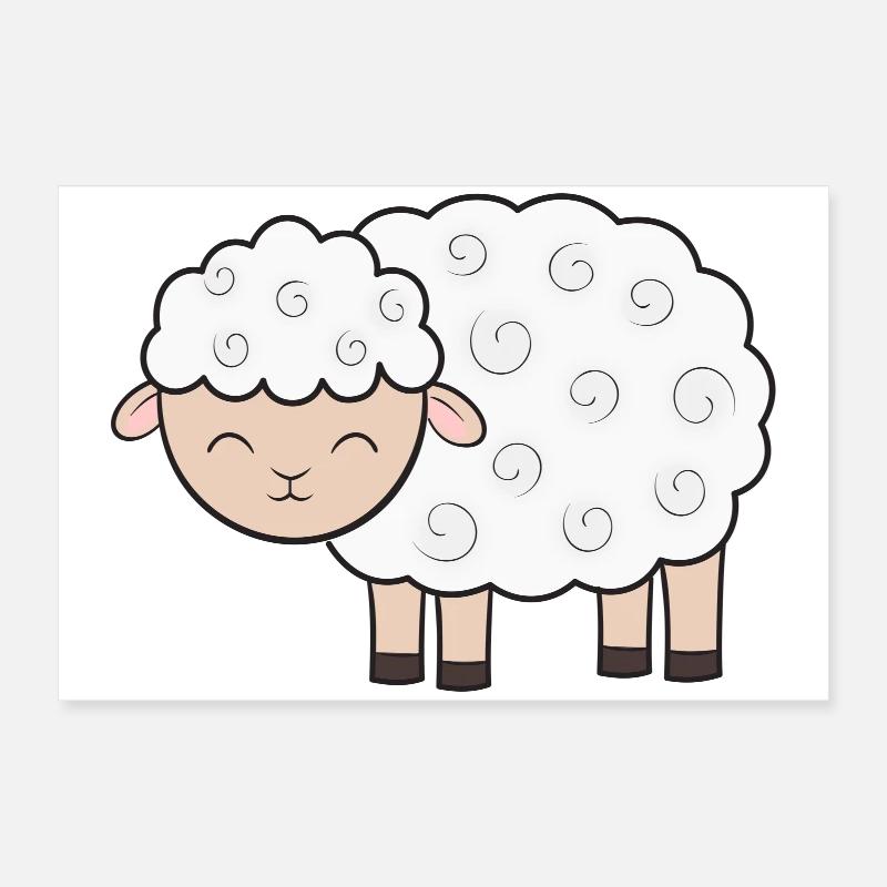 Schaf Schafe Poster 60x40 cm