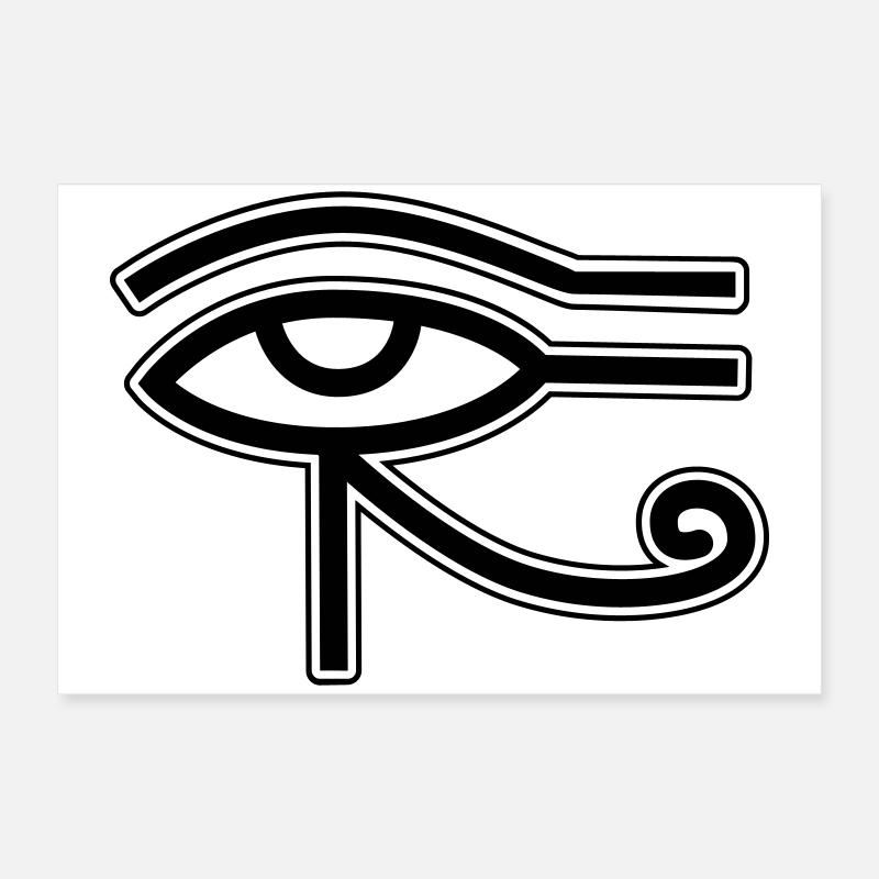 Oeil Horus Egypte Poster 60 x 40 cm