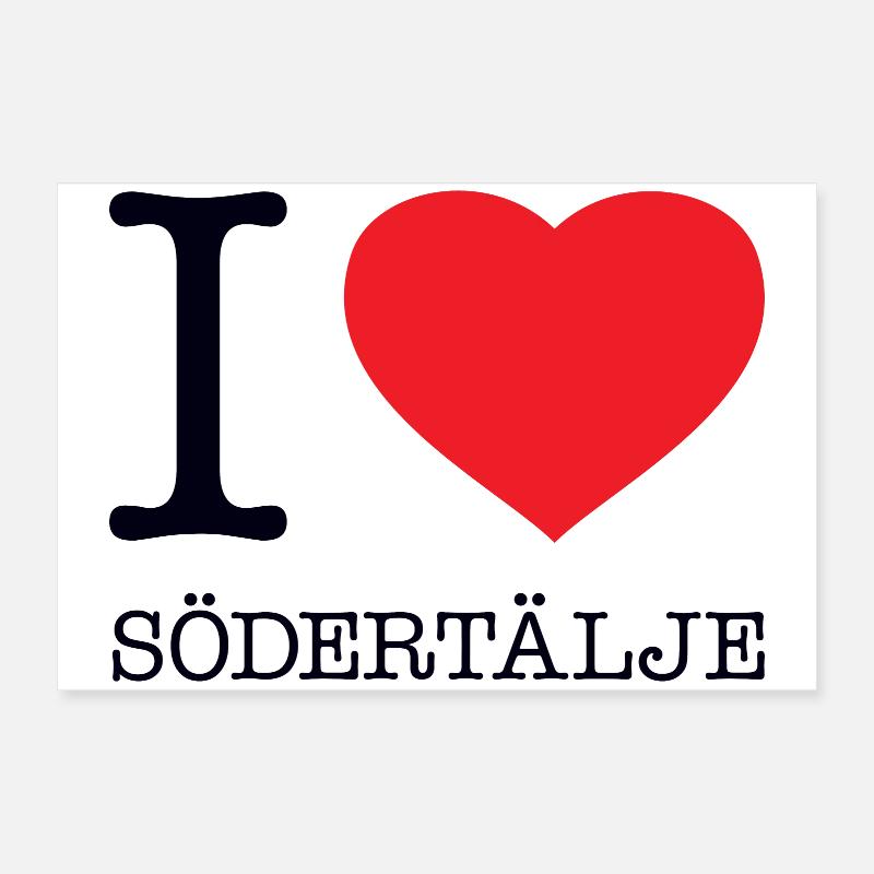 J’AIME SÖDERTÄLJE Poster 60 x 40 cm