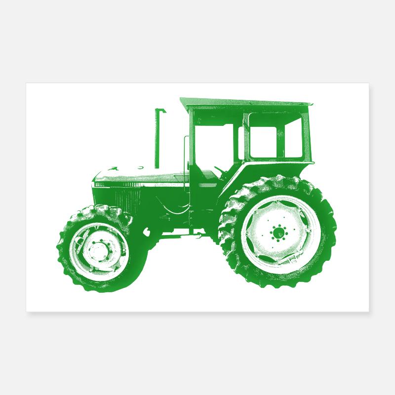 tractor Poster 24" x 16" (60x40 cm)