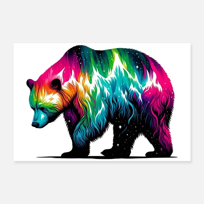 Bear Poster 24" x 16" (60x40 cm)