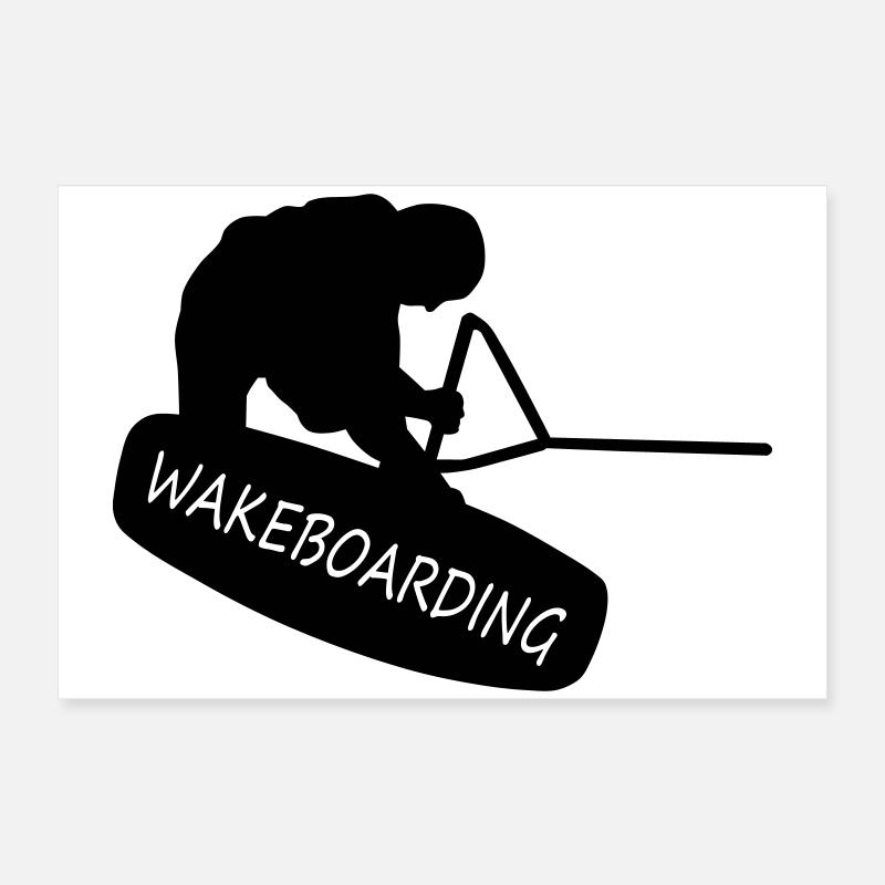 Wakeboarding Poster 60x40 cm
