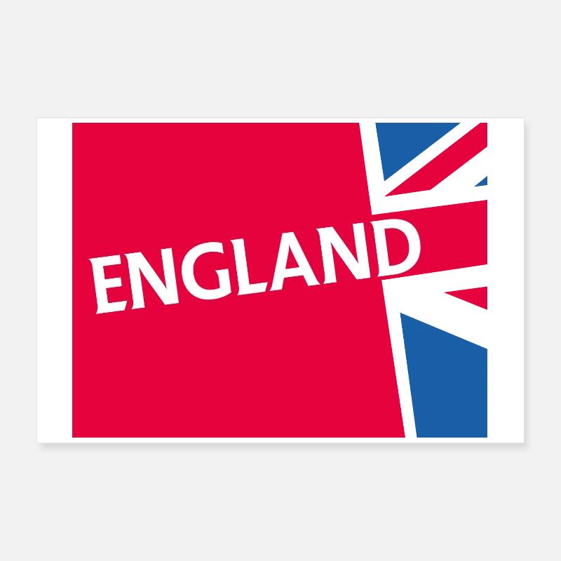 Drapeau de l’Angleterre avec une touche de modernité Poster 60 x 40 cm