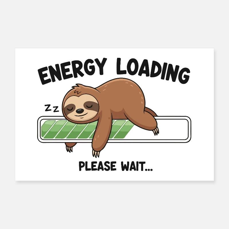 Battery Nap Mode Poster 24" x 16" (60x40 cm)