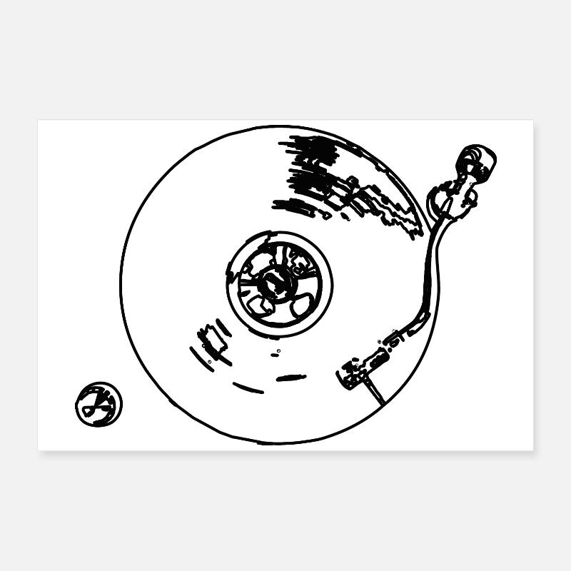 Record player Poster 24" x 16" (60x40 cm)