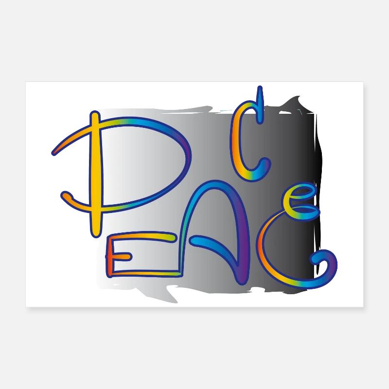 Peace Frieden Poster 24" x 16" (60x40 cm)