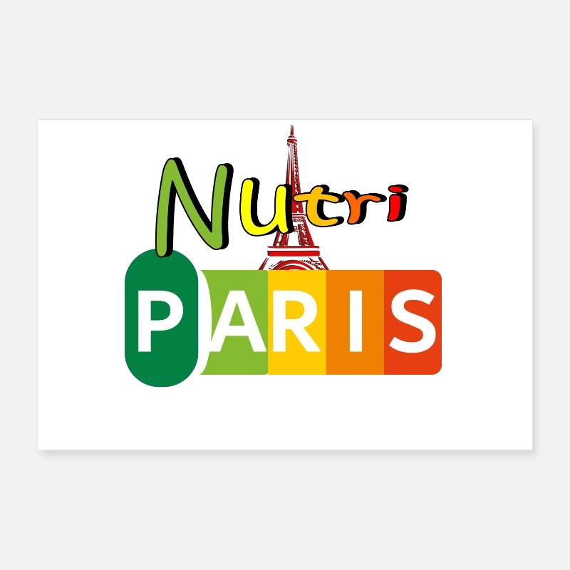 Nutri Paris Poster 60 x 40 cm