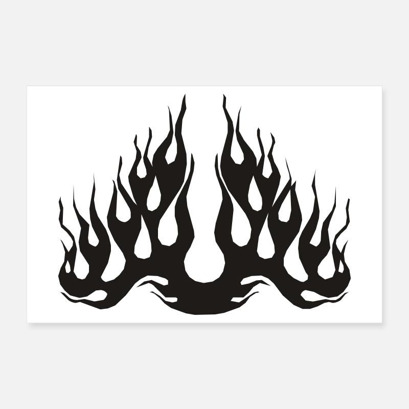 Flame Poster 24" x 16" (60x40 cm)