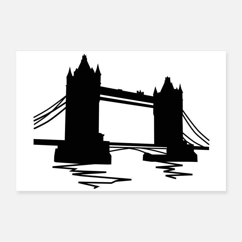 Tower bridge London Poster 60x40 cm