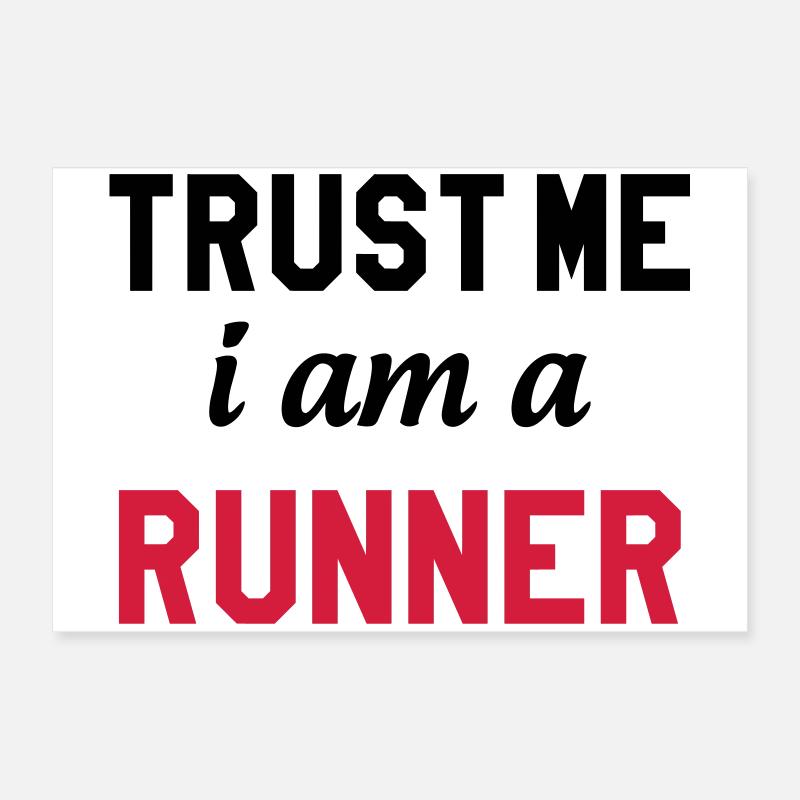 Course à Pied / Running / Jogging / Coureur Poster 60 x 40 cm
