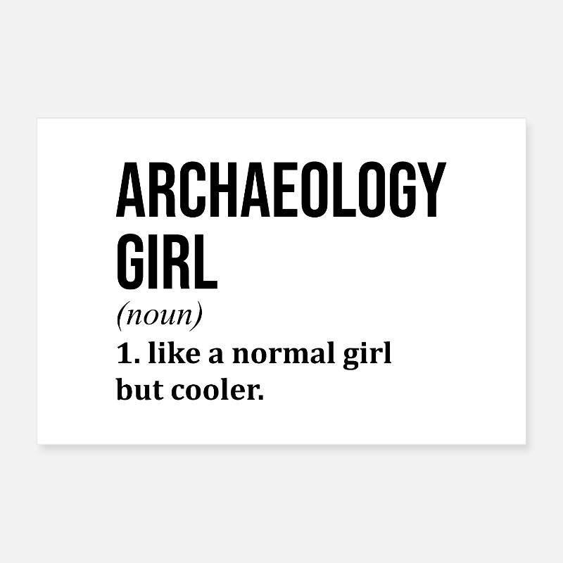 Archéologie Poster 60 x 40 cm