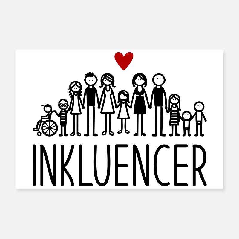 Inkluencer Poster 60x40 cm