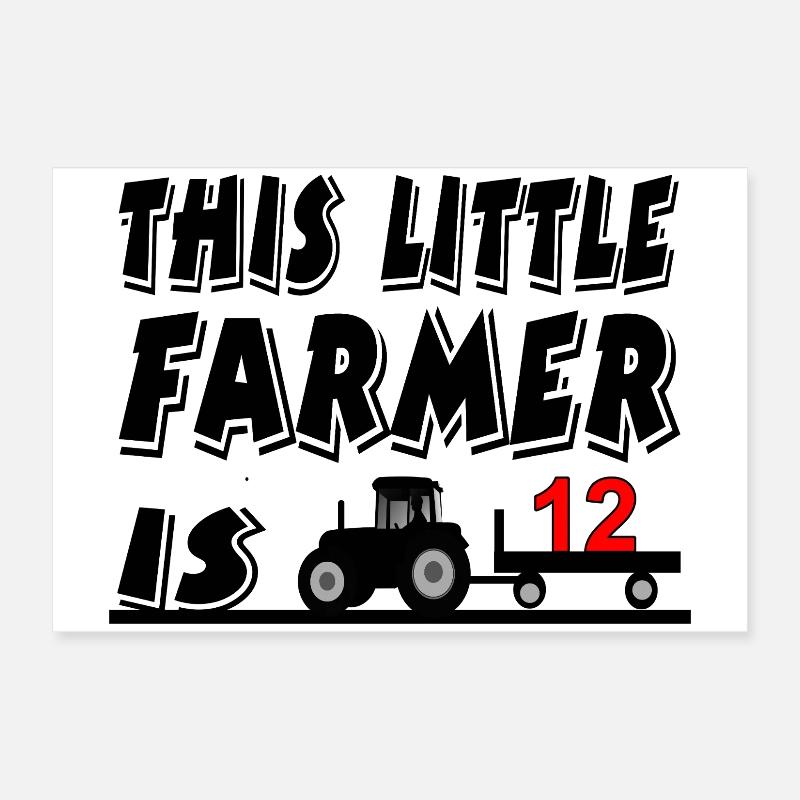 farmer Poster 24" x 16" (60x40 cm)