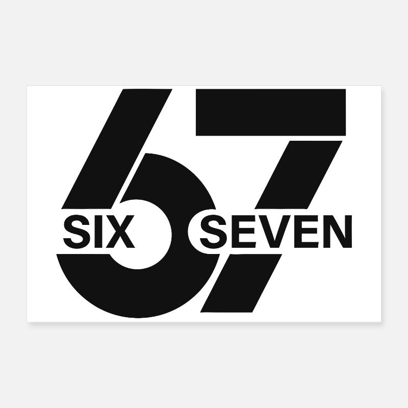 Six Seven Meme Poster 60x40 cm
