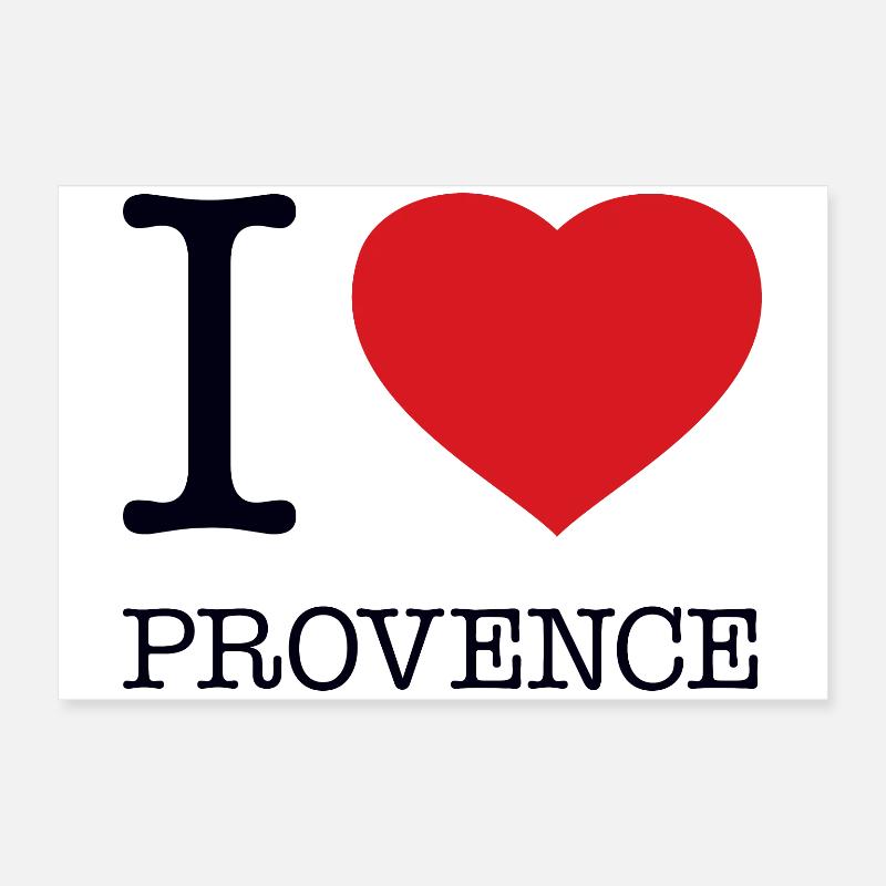 J’ADORE LA PROVENCE Poster 60 x 40 cm