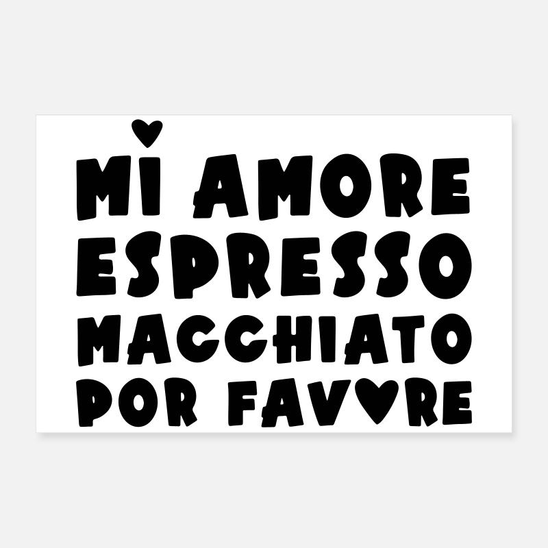 Espresso Macchiato Poster 60 x 40 cm