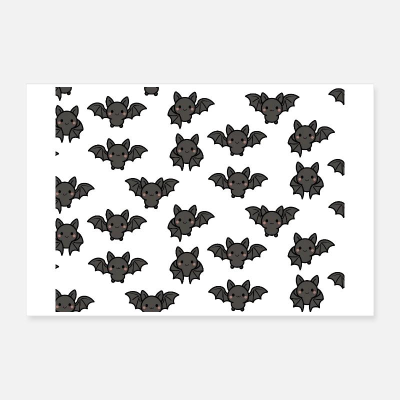 Fledermäuse Poster 60x40 cm