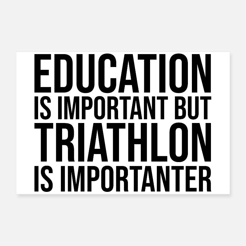 triathlon Poster 60 x 40 cm