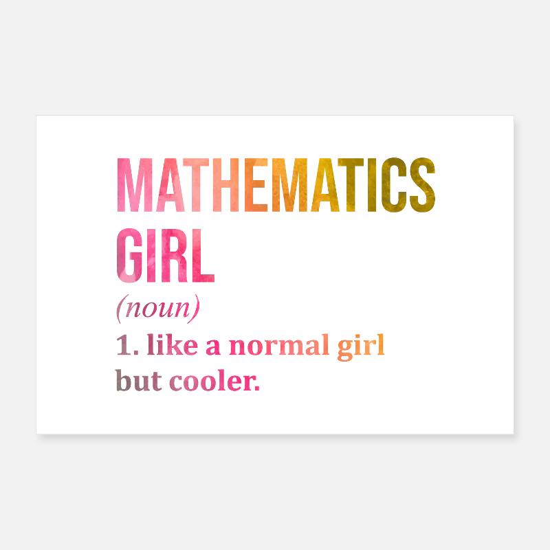 mathematisch Poster 60x40 cm