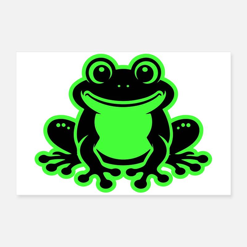 Toad Comic Frog Poster 24" x 16" (60x40 cm)