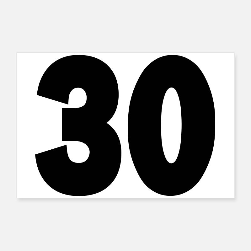 30 Poster 60x40 cm