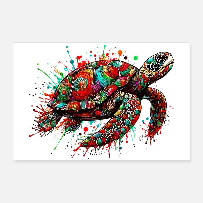 Schildkröte Poster 60x40 cm
