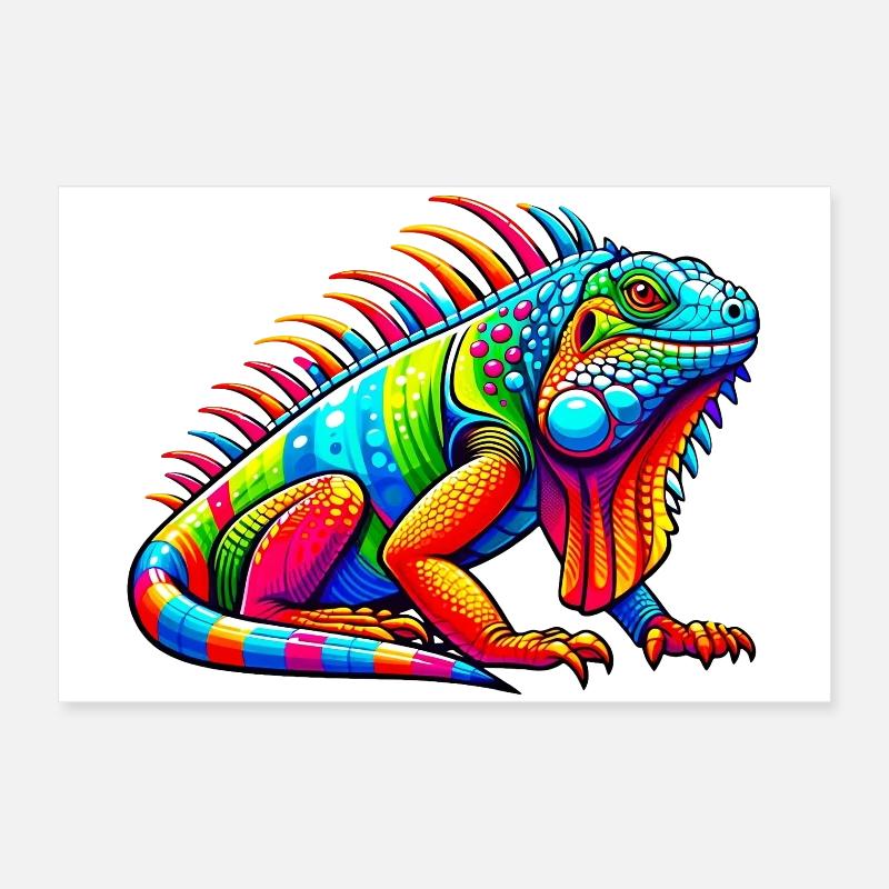 Iguane Poster 60 x 40 cm