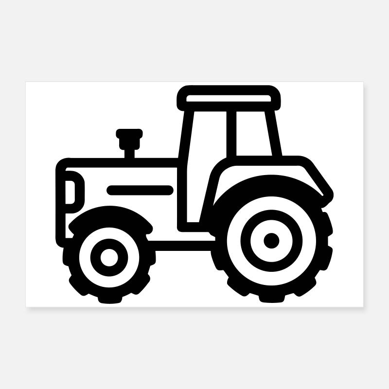 Traktor Poster 60x40 cm