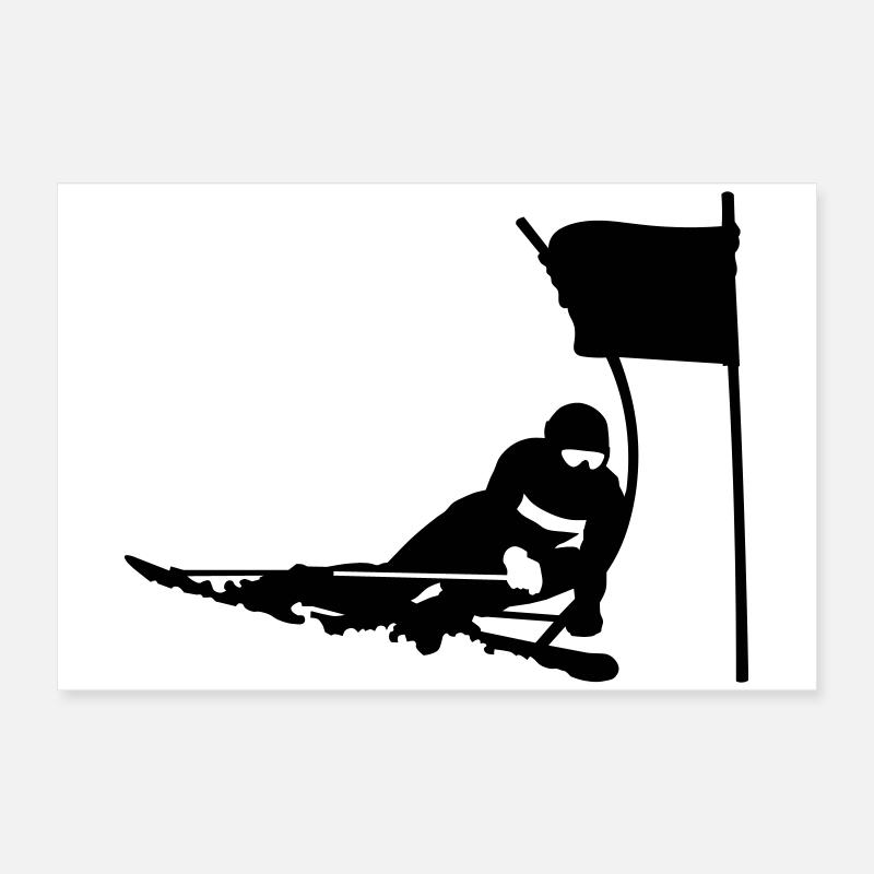 Ski Poster 60 x 40 cm