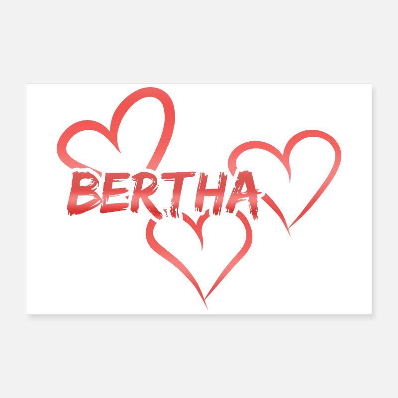 Bertha Bertha Poster 24" x 16" (60x40 cm)