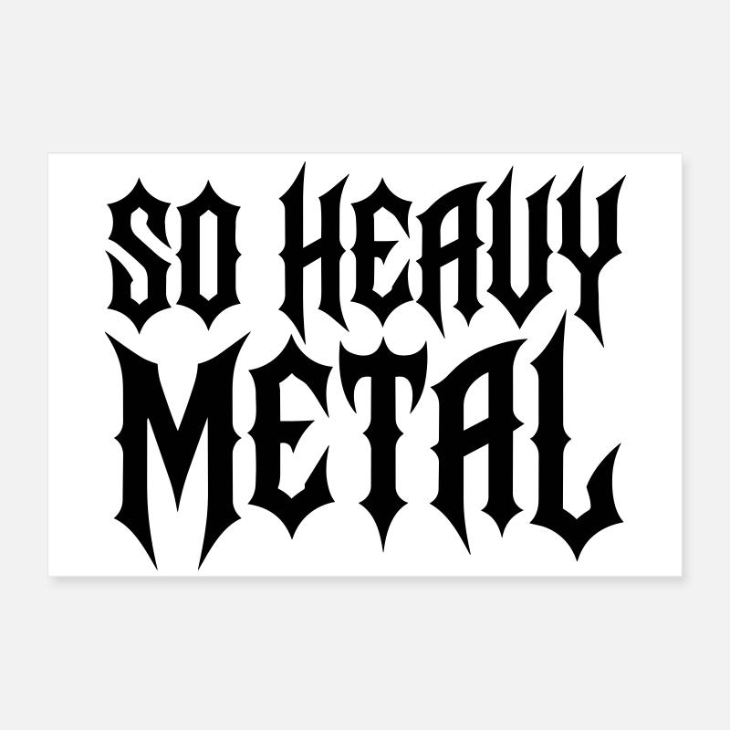 métal lourd Poster 60 x 40 cm