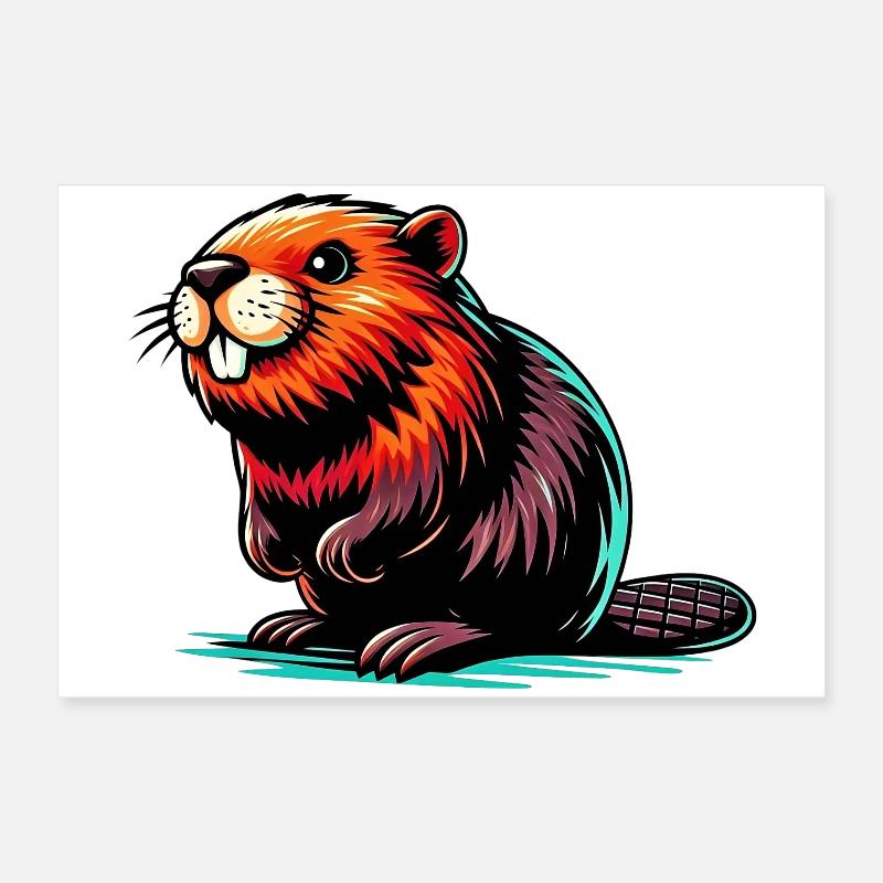 Castor Poster 60 x 40 cm