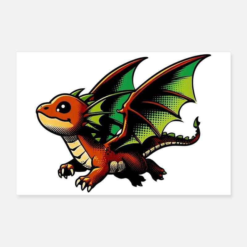 Dragon Poster 60 x 40 cm