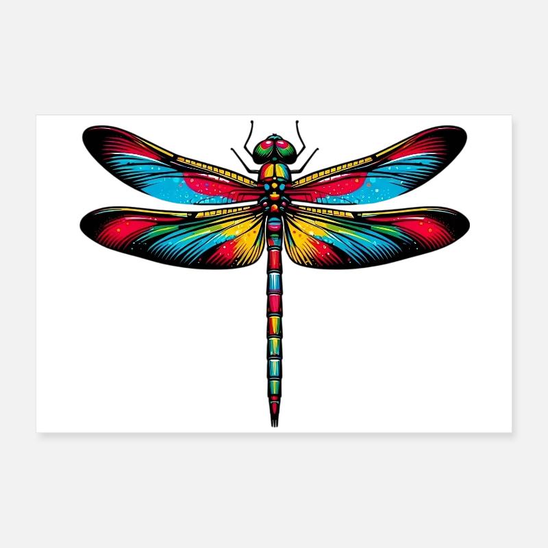 Libellule Poster 60 x 40 cm