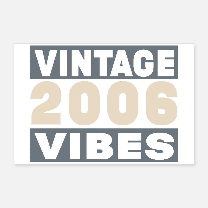 anniversaire 2006 - 20 ans Poster 60 x 40 cm