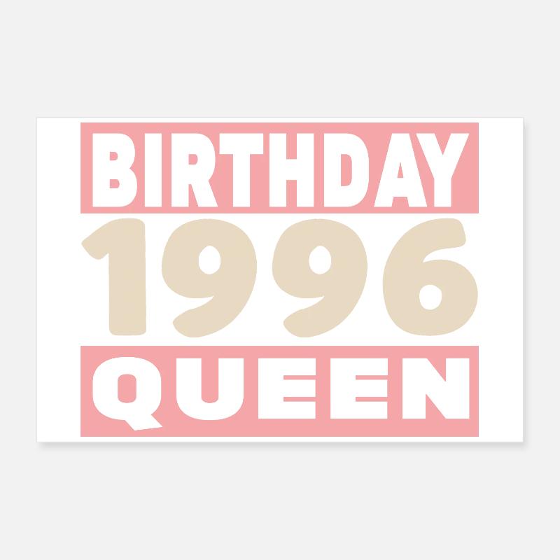 Geburtstag 30 Jahre 1996 Geburtstag Poster 60x40 cm