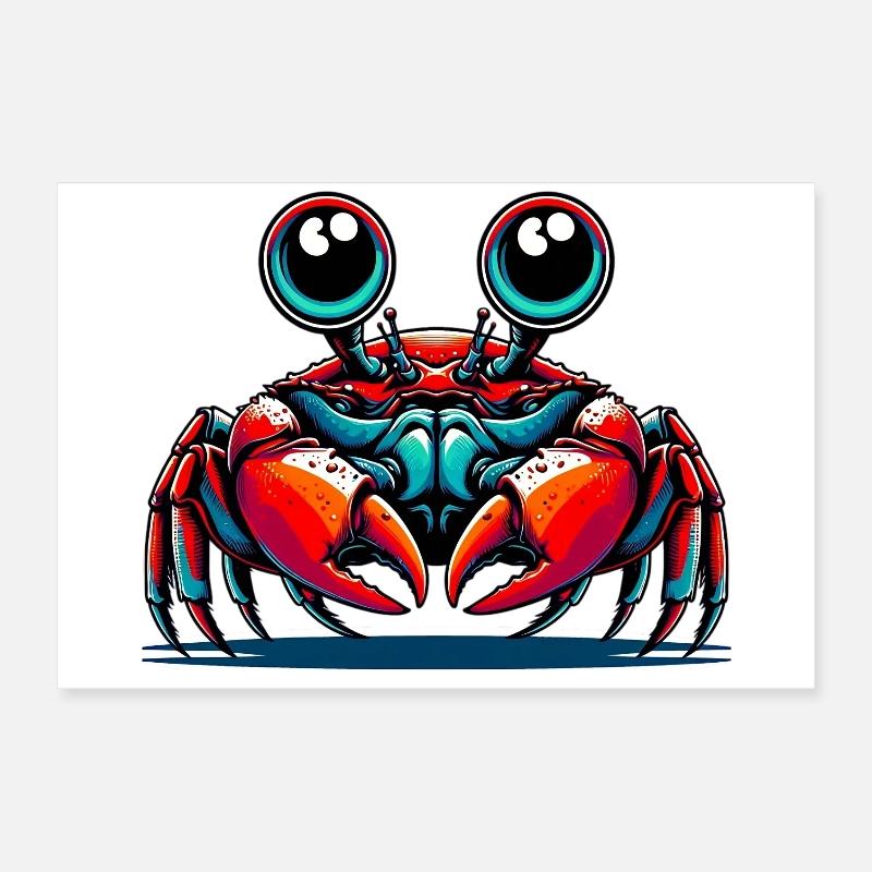 Krabbe Poster 60x40 cm